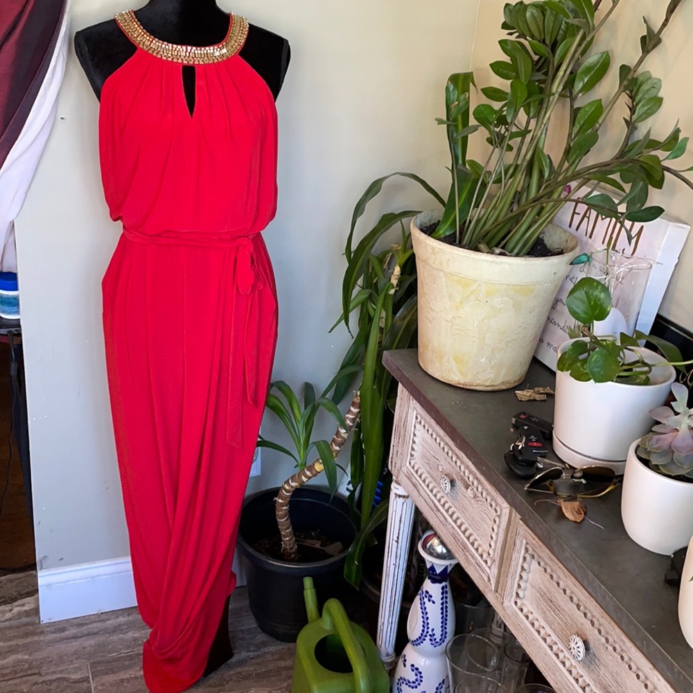 Vince Camuto - Red Halter Jumper
